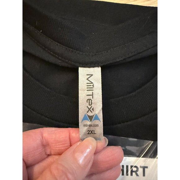 Halloween Skeleton T Shirt Size XXL Black White Ribcage Graphic Tee Costume - Picture 4 of 7